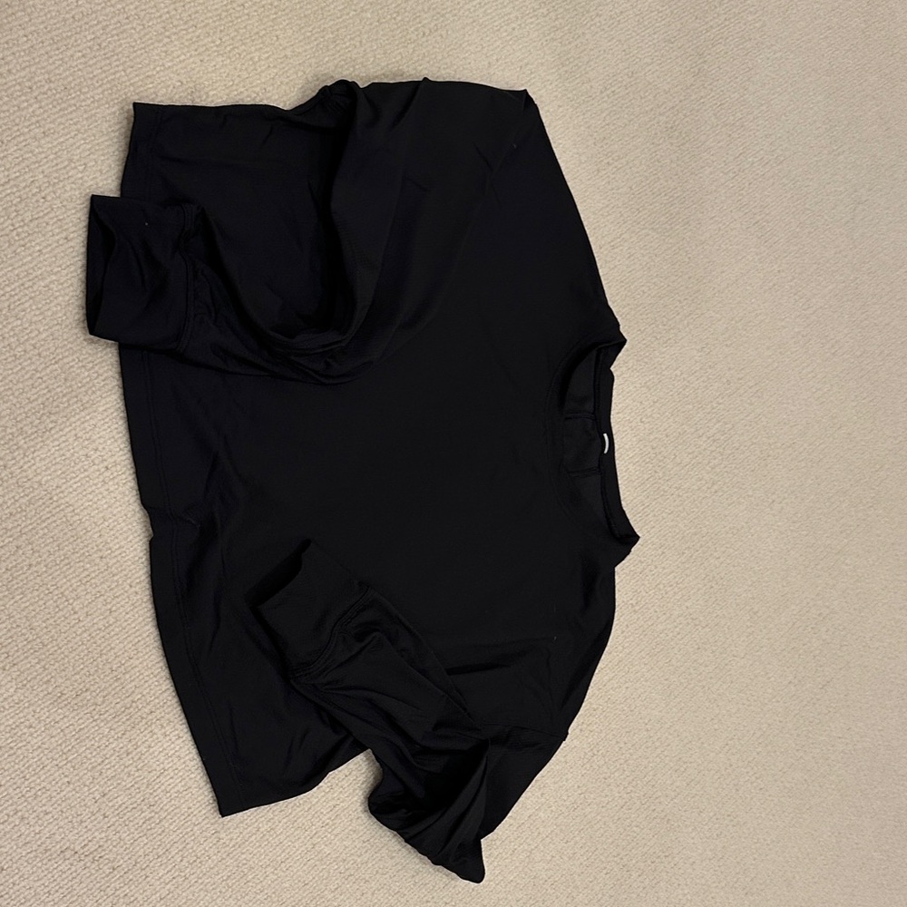 Classic Black Women's Crop Top